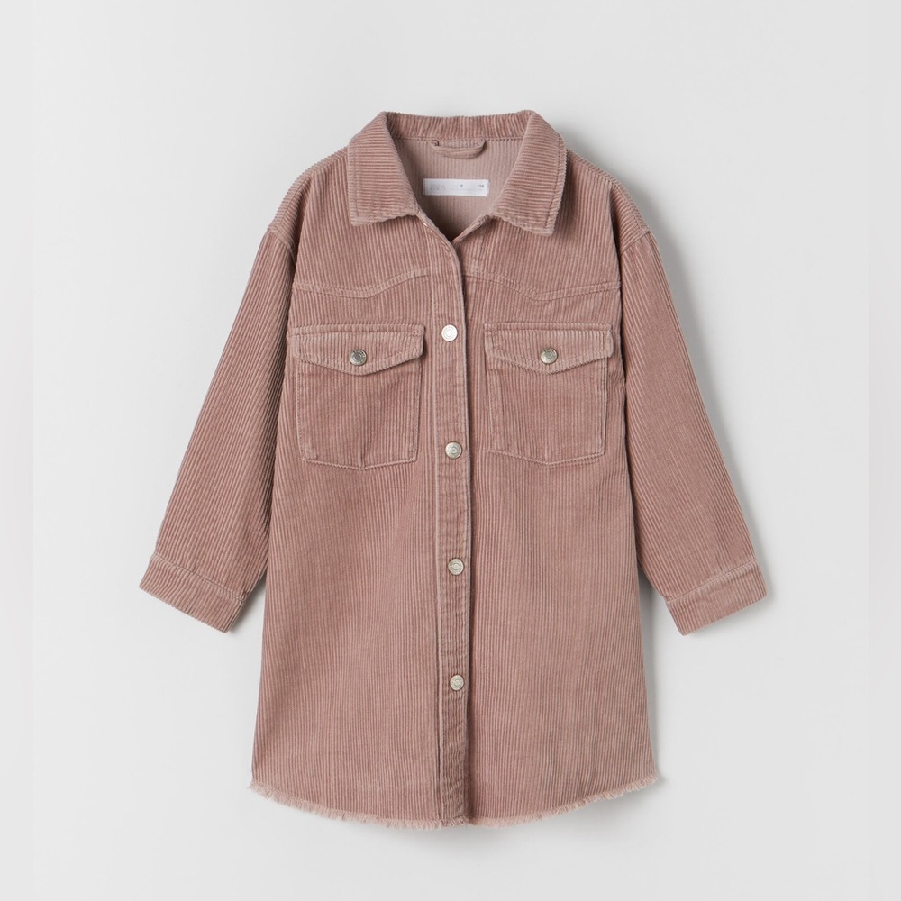 ZARA Corduroy Shirt Dress